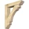 Ekena Millwork Merced Slat Rough Sawn Bracket w/ Offset Brace, Douglas Fir, 6"W x 26"D x 30"H BKT0604X26X30MRC06RDF - alternate 1